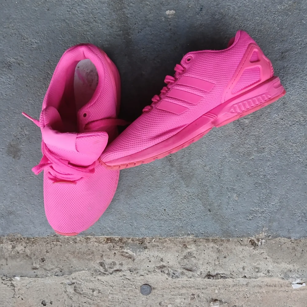 Adidas Women's Pink Athletic Shoes Size7 - Picture 4 of 6